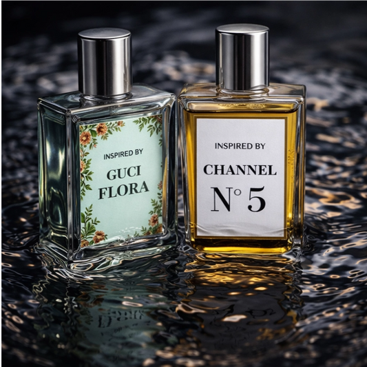 Aroma7 Perfume Pack: Inspired by Gucci Flora & Chanel N5 Eau De Parfum