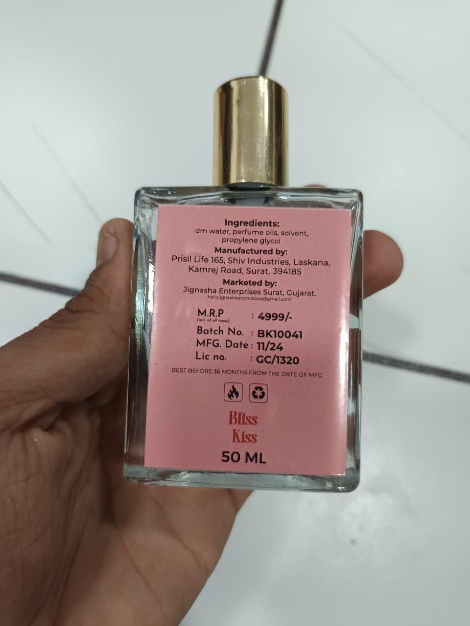 Briss Kiss Eau De Parfum Unisex Romantic Long Lasting Fragrance