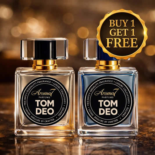 Aroma7 TOM DEO: Premium Quality Fragrance - Luxury Collection Perfume for Men - Buy 1 Get 1 Free